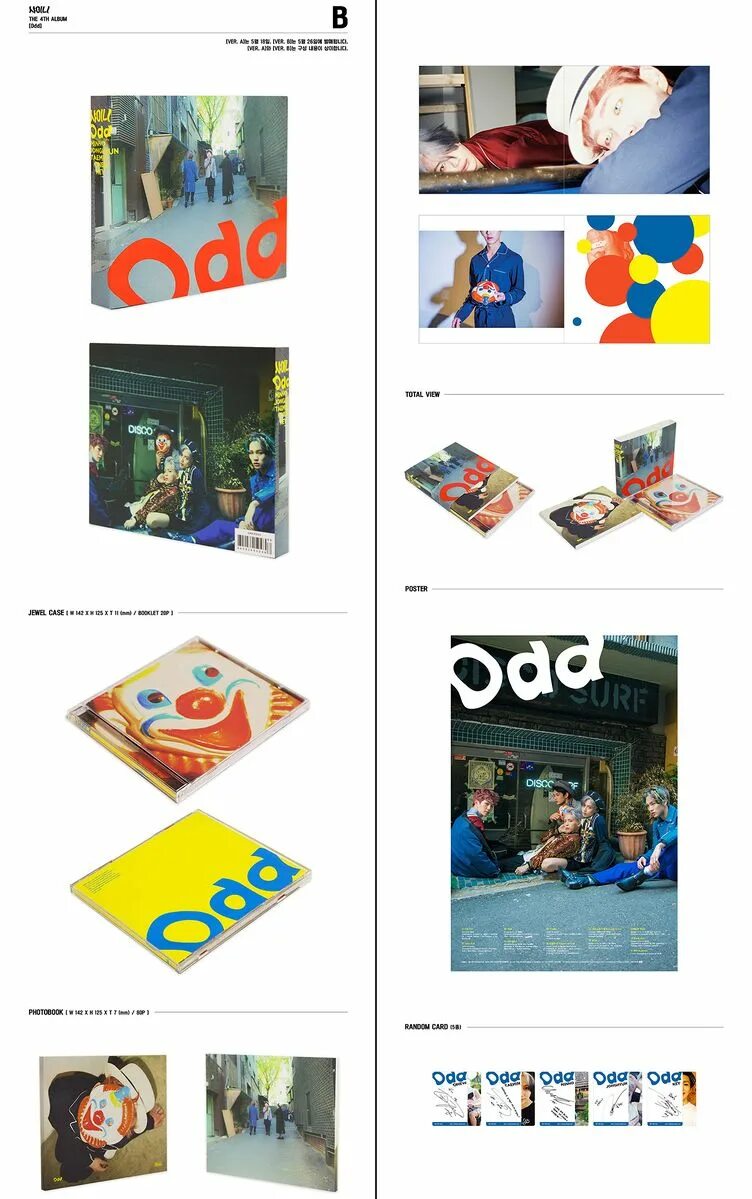 B version. Shinee odd альбом. odd shinee album version.