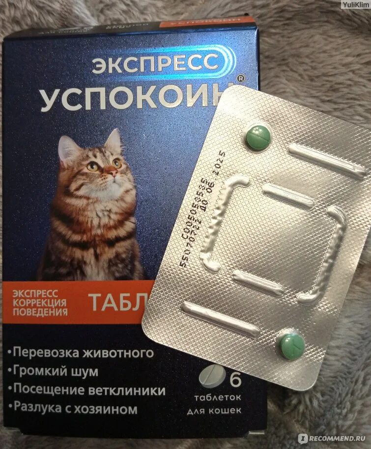 Таблетки астрафарм экспресс успокоин для кошек