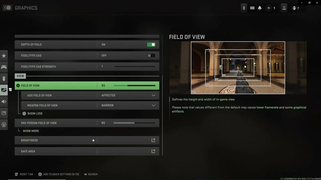 Graphics vm fov scale false. Стандартный fov в играх. fov 80. fov 200. настройки графики call of duty 2.