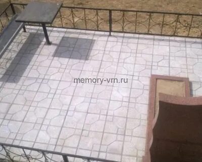 Укладка плитки на могилу своими руками