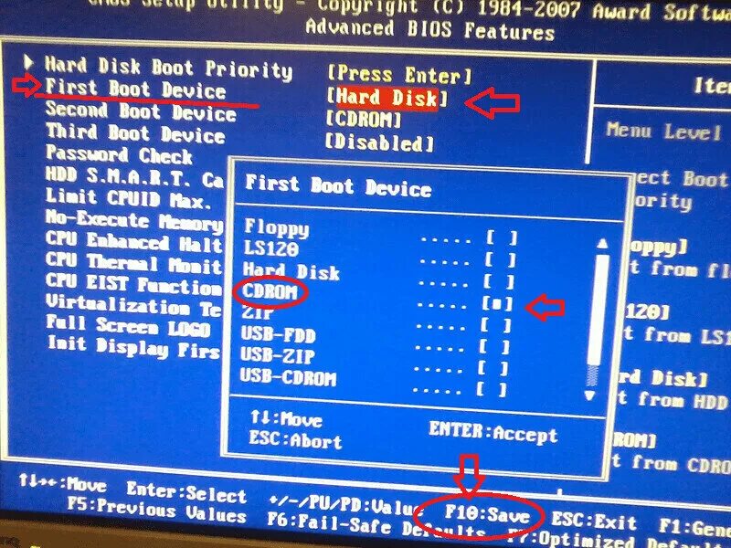 Hard disk boot priority