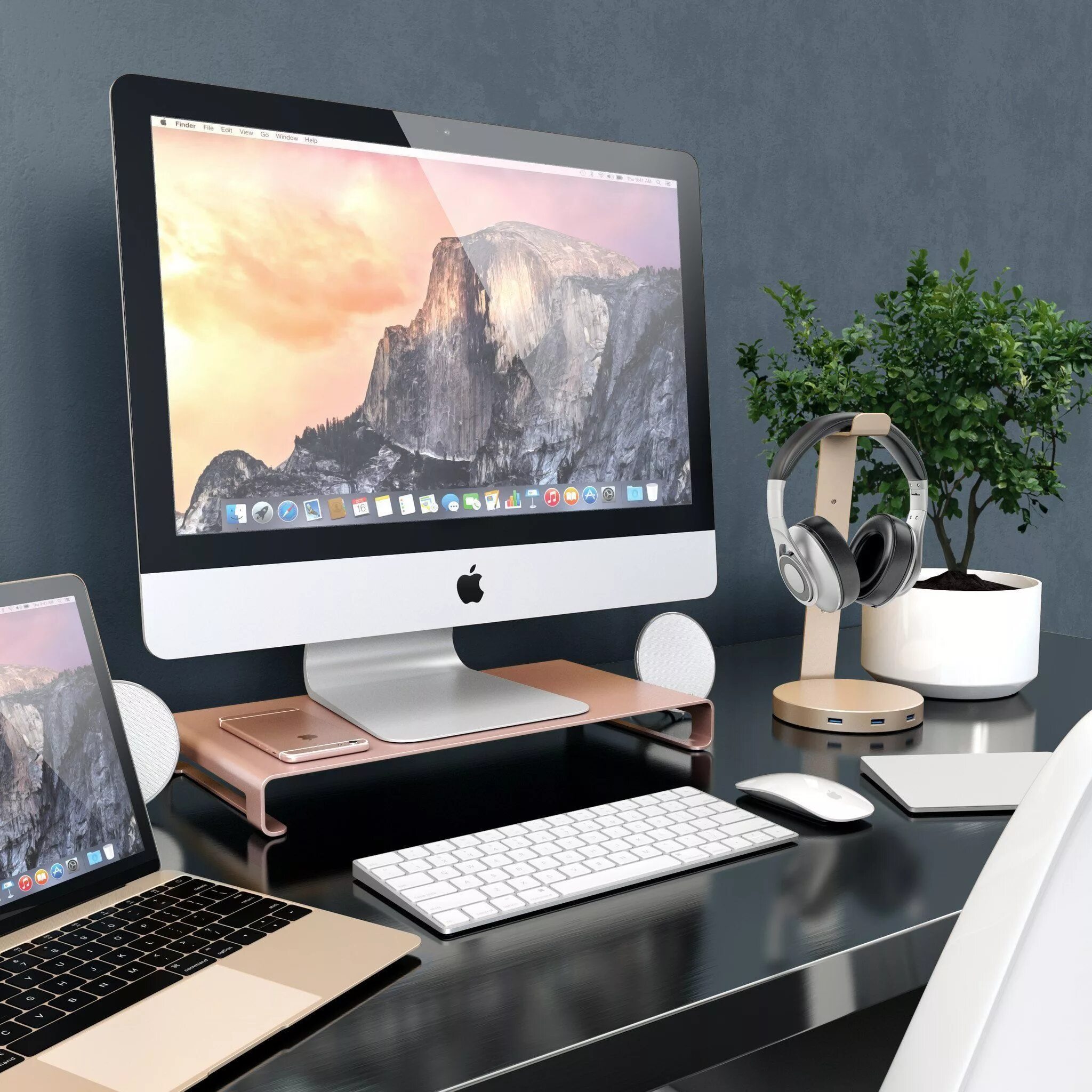 Apple desktop. Монитор для компа эпл. Эппл компьютер. Satechi Aluminum Monitor Stand. Ноутбук Аппле монитор.