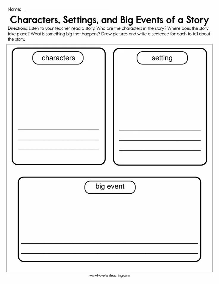 Setting and characters