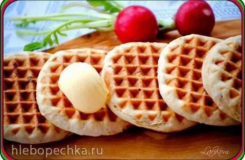 Лепешки в вафельнице
