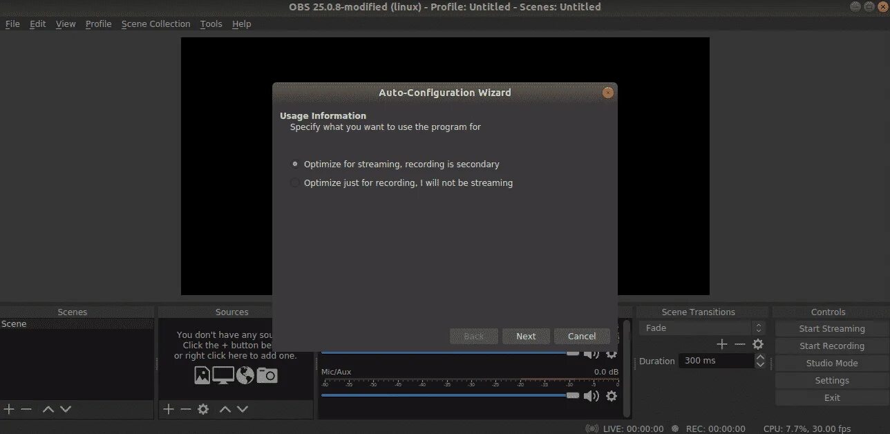 Обс ничего. Obs linux. обс. разрешение для обс. обс для записи.