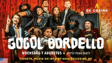 Gogol Bordello komt naar De Casino.
