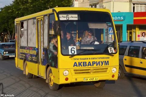 Маршруты автобусов евпатория