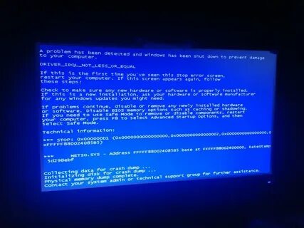 System config info синий экран