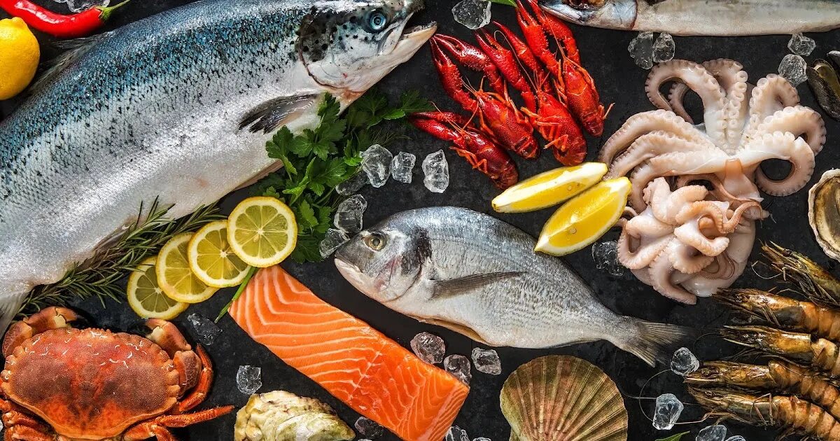 Сырая рыба много. Рыба и морепродукты. свежая рыба. рыба в ассортименте. свежемороженая рыба.