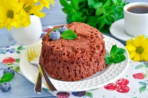 Торт в микроволновке фото рецепт
