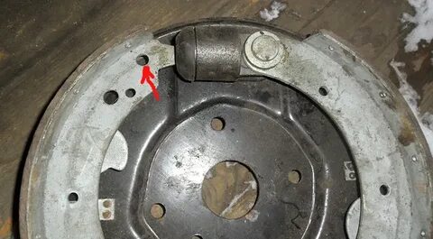 Развести колодки газ