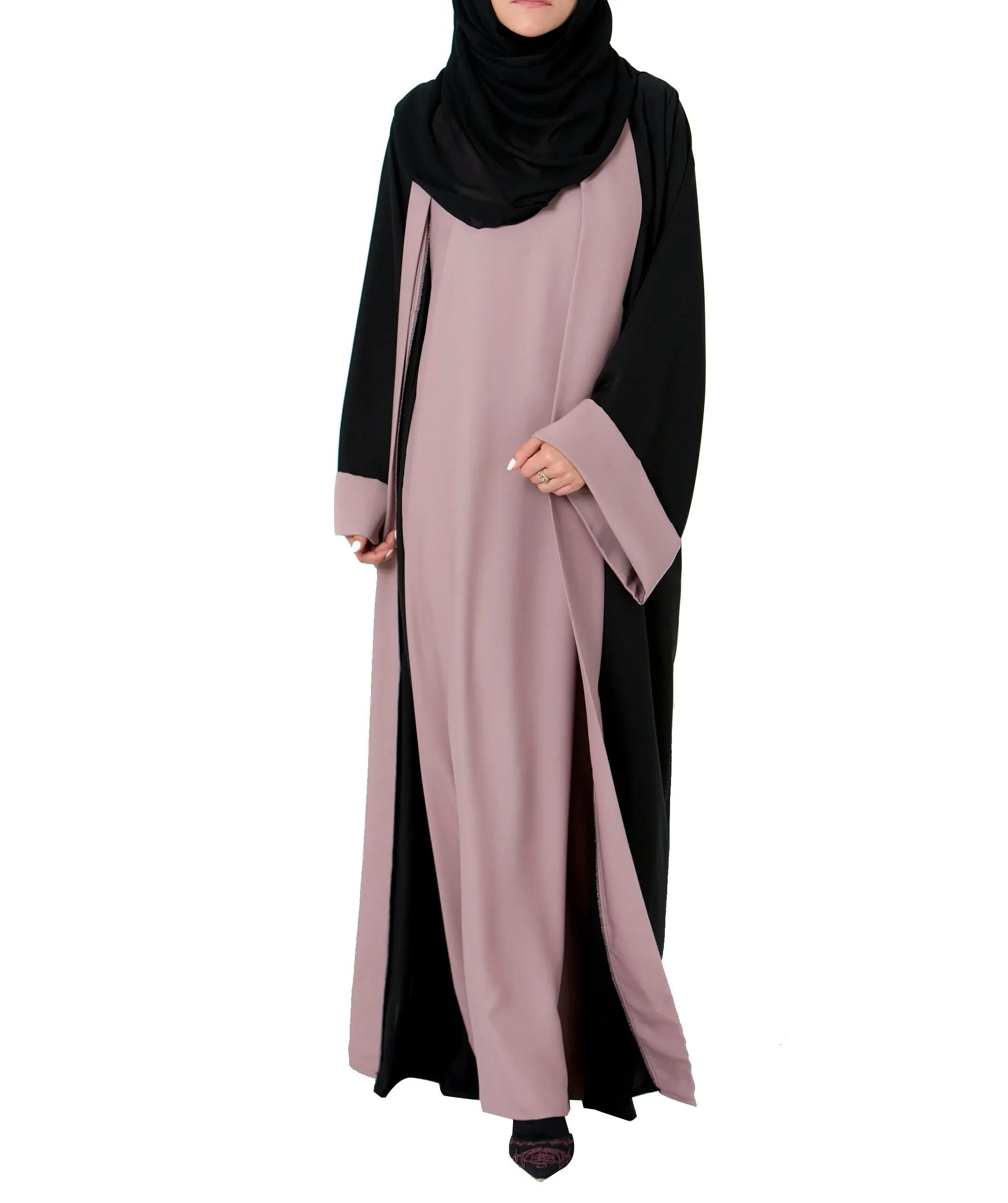 "Абайя" ("Абая"). Дубайский Абая фасон. Исламская одежда Абайа.