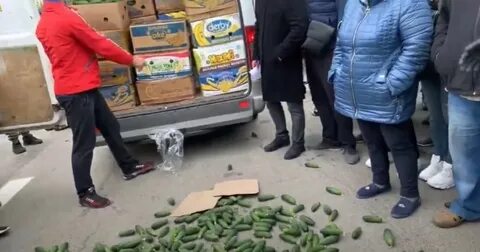 Фермеры заблокировали