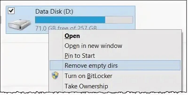Remove empty
