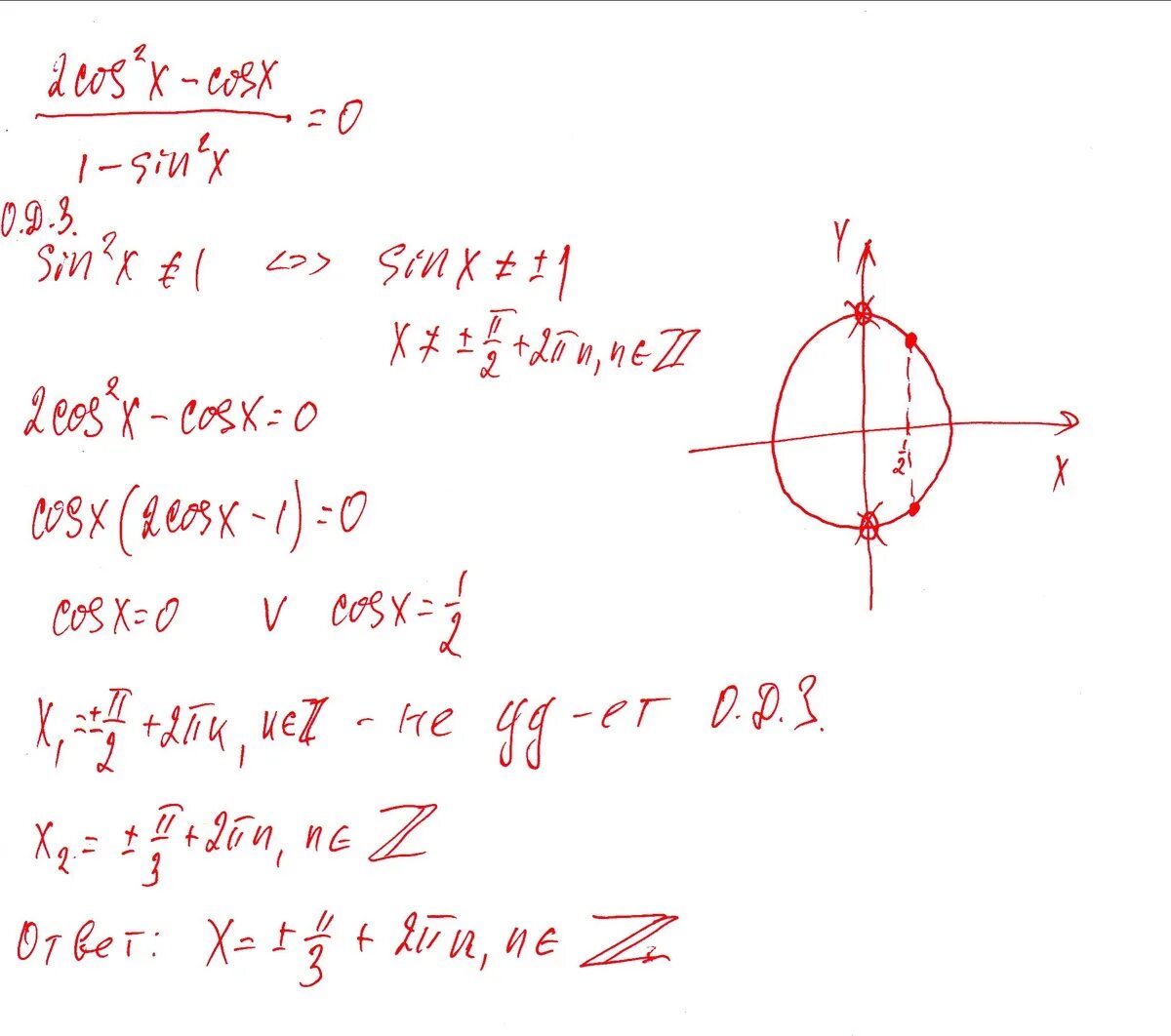 1 cosx cos2x 0. 2cos2x-cosx-1=0. Cos2x=cosx+2. Cosx=√2/2. (2cos x -1)/cos x.