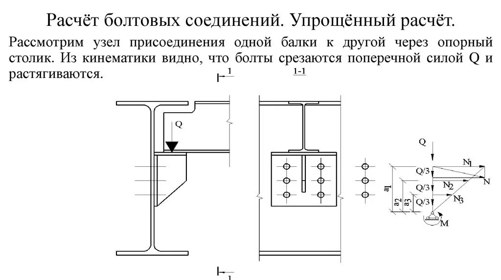 Расчет соединения болтами. Опорный столик из двутавра. Соединение двутавровых балок. Опорный столик для двутавра 20ш1. Узлы соединения двутавровых балок.