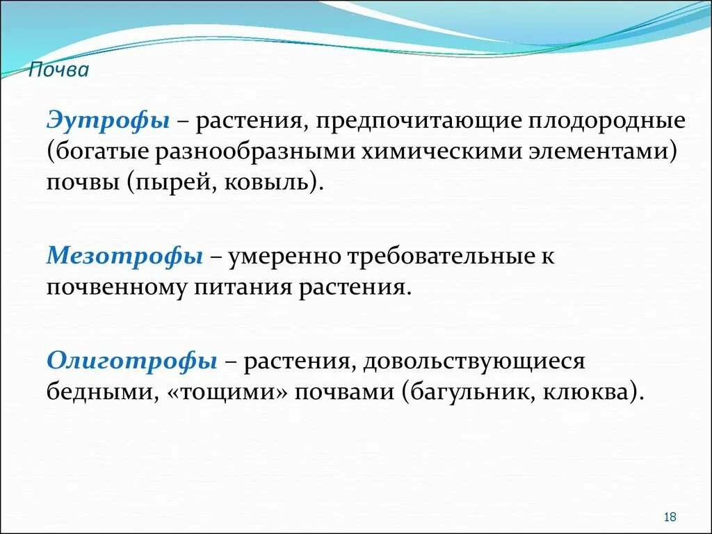 Экологическая группа определение. Мезотрофы примеры растений. Группы растений по отношению к почве. Экологические группы растений. Мезотрофные растения примеры.