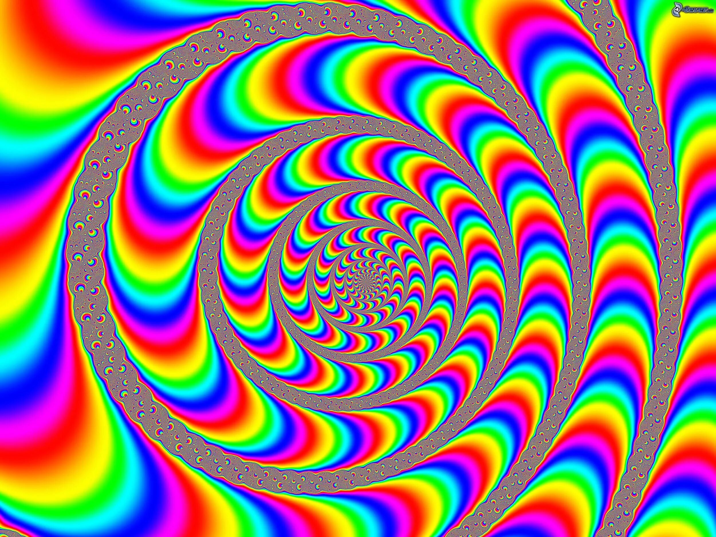 Moving image. Психоделическая спираль. Радужные иллюзии. Оптические иллюзии. Психоделические иллюзии.