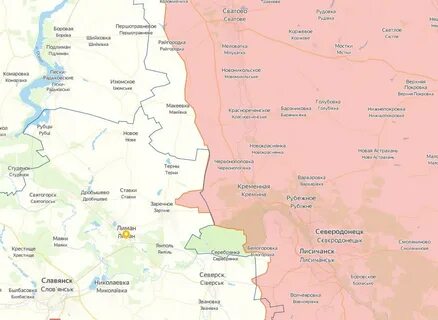 Кременная на карте лнр