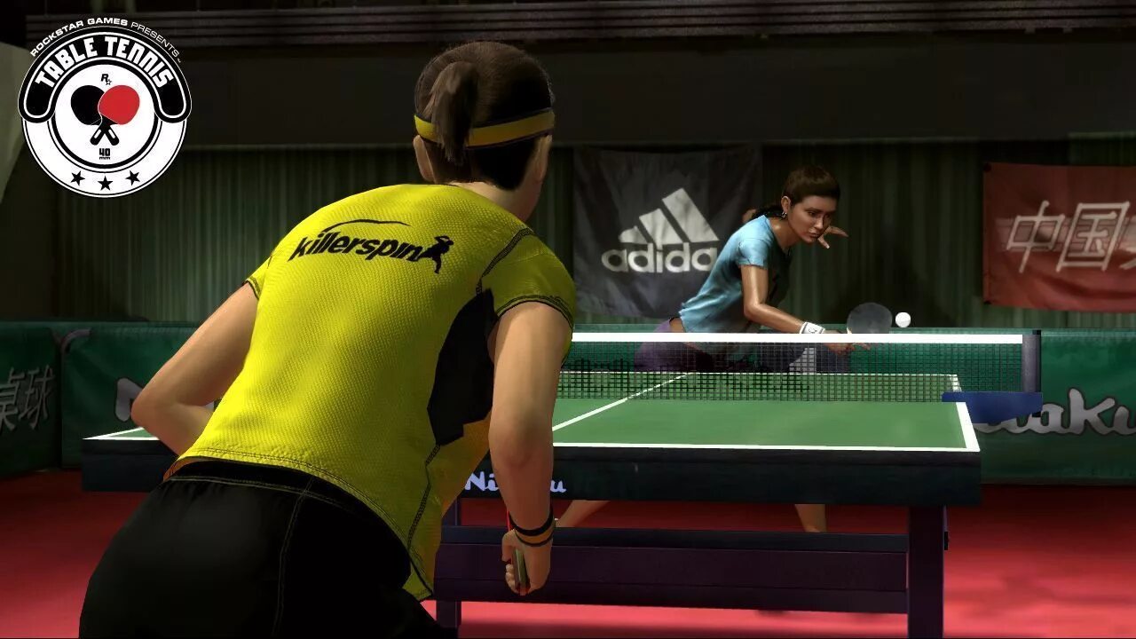 Включи игры теннис. Table Tennis Xbox 360. Rockstar Table Tennis Xbox 360. Симулятор настольного тенниса Rockstar. Rockstar games presents Table Tennis.