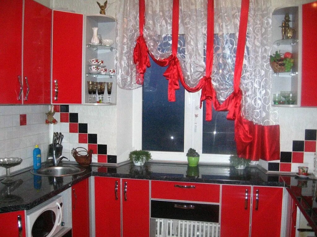 Стильные шторы на кухню. Шторы на кухню (126 фото) - современные идеи коротких и