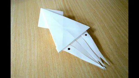Игра кальмара из бумаги