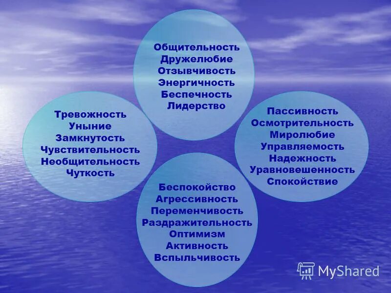 типы общительности