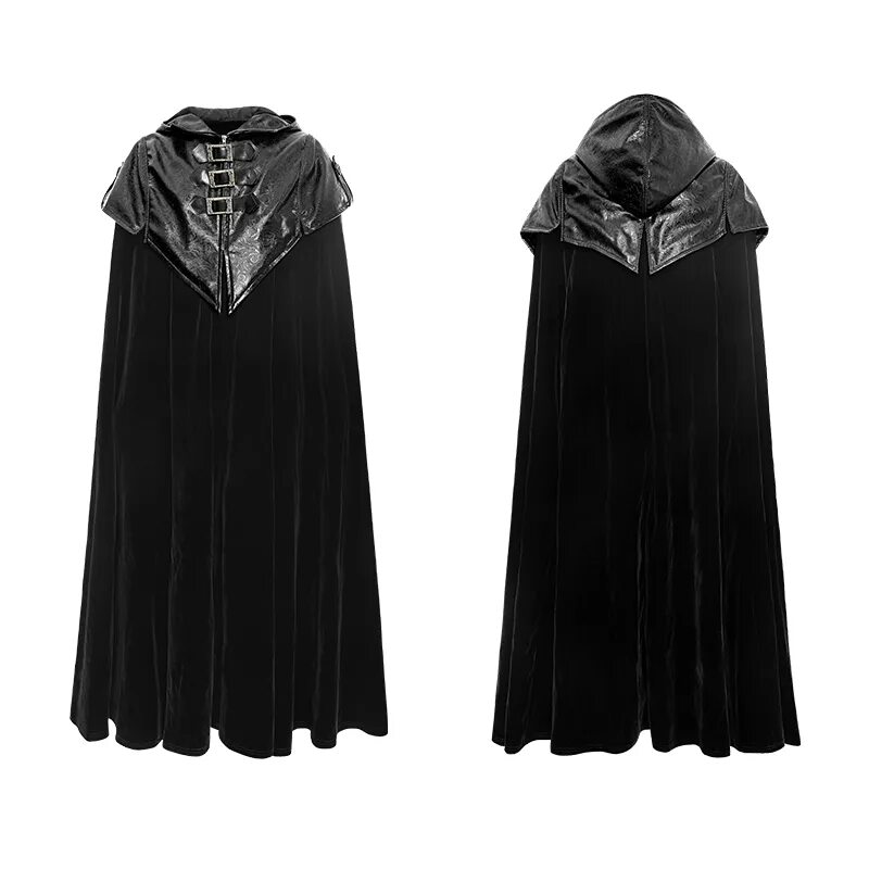 Темная накидка. Плащ накидка Готика мужская. Mens Coat long Jacket Gothic Steampunk с капюшоном. Мантия Готика. Плащ накидка Готика.