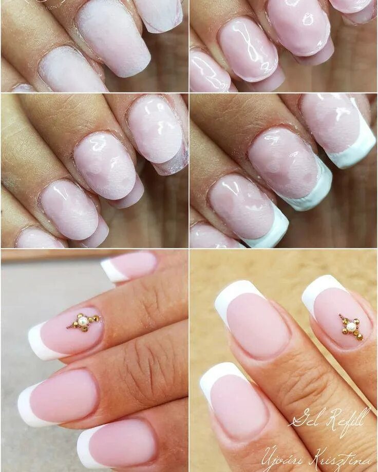 Маникюр легкий дизайн для начинающих. Идеи маникюра. Френч маникюр пошагово. Французский маникюр пошагово. Френч маникюр пошагово.