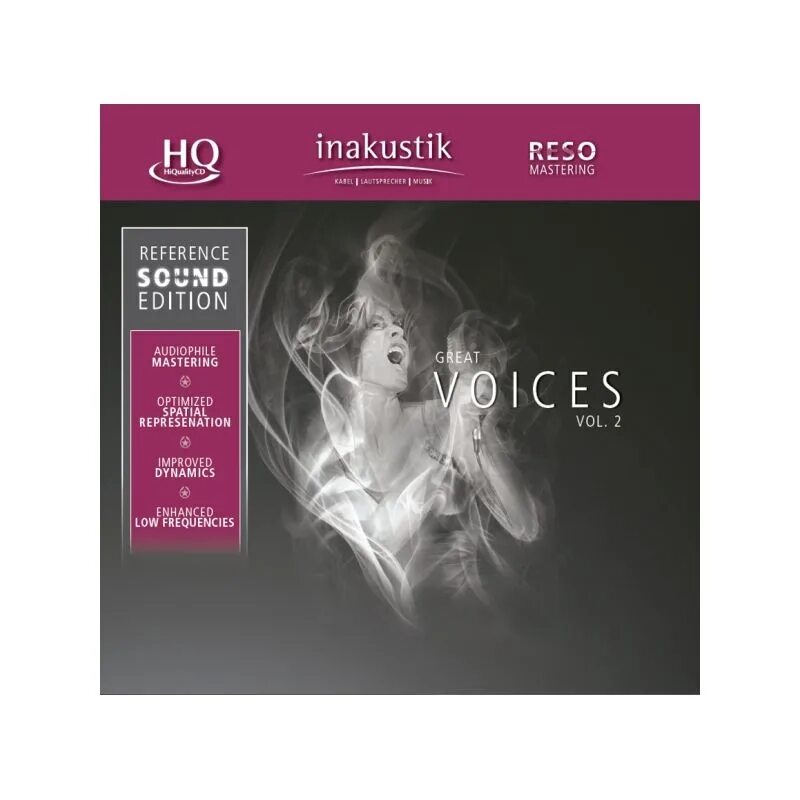 Inakustik CD. In-Akustik reference Sound Edition.. Inakustik LP number. Sound reference. Great voices