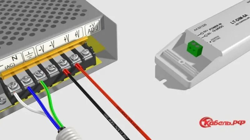 Блок питания для светодиодной ленты 12в подключение проводов. Блок питания для светодиодных лент 12 вольт. Кабель для светодиодной ленты 12 вольт. Щит для блоков питания светодиодных лент. Подключение блока питания для светодиодной
