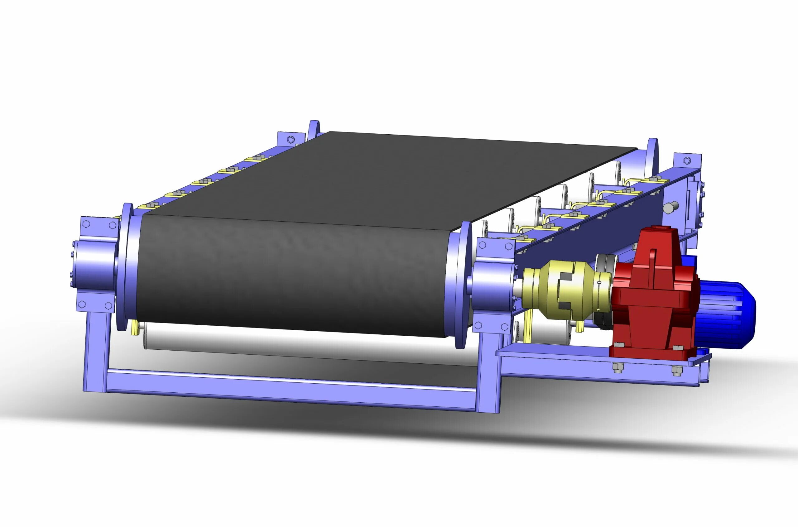 ленточный конвейер в масштабе 1:20. типы ленточных конвейеров. конструкция и принцип действия ленточного конвейера. принцип работы ленточного конвейера. конвейерная лента metrotrak 900x600.