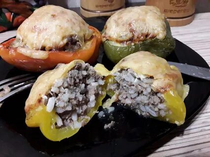 Перец болгарский фаршированный мясом в духовке рецепт