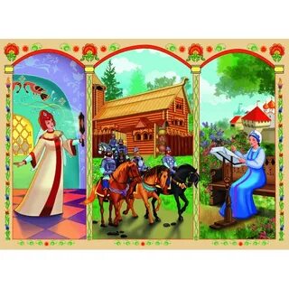 Пазлы по сказкам пушкина