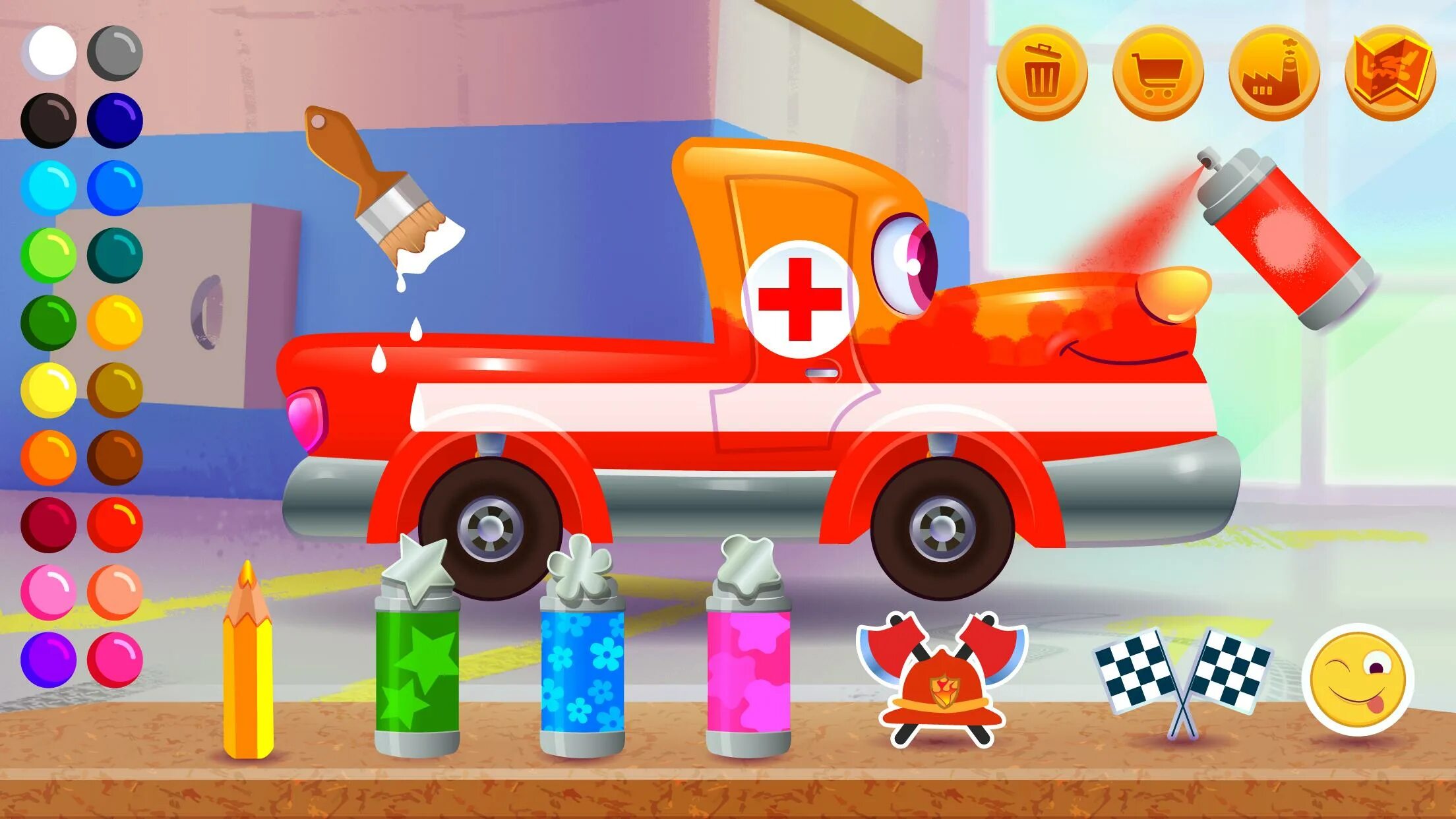 Funny Racing cars (Веселые.... Игры в машину для детей. Kids car игра. Пинкфонг игры машины. Игру my first car