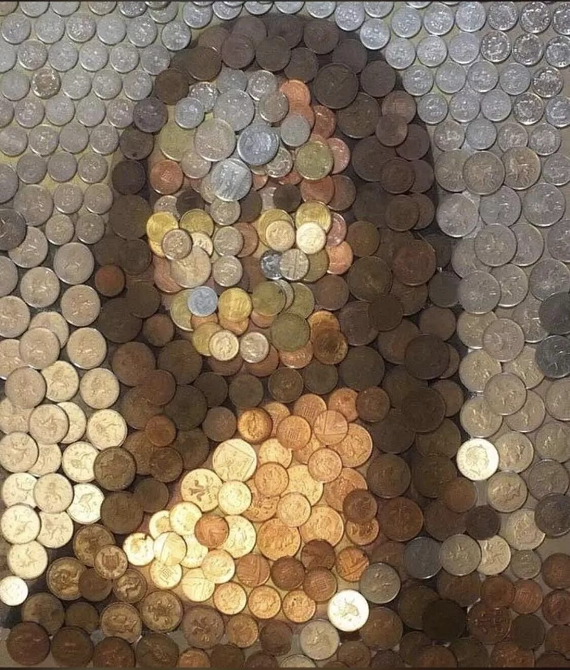 Поделки из монет. Панно с монетами. Фигуры из монет. Картины из монет.