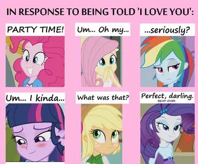 rarity, twilight sparkle, equestria girls, 6 pony meme, bend over, blushing...