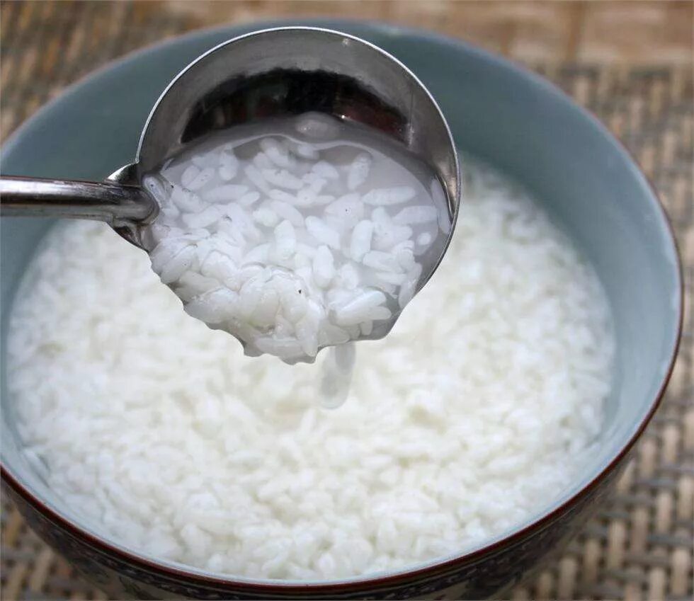 рис на молоке.