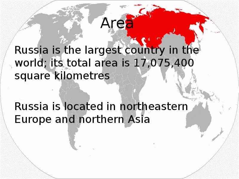 Total area of the russian federation. Total area of Russia. Russia is the biggest Country in the World. Russia is the largest Country in the World. What is Russia's total area.