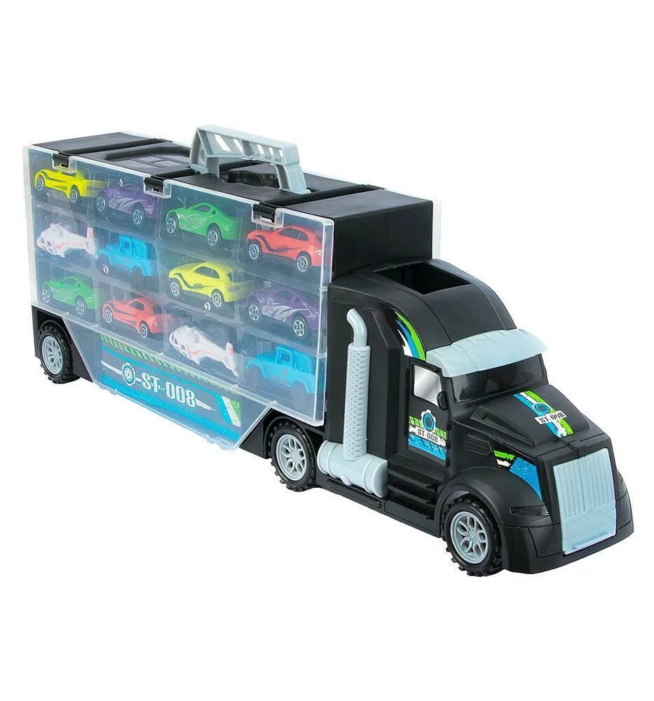 Включи грузовичок чемодан. Игровой набор p858-a. Junfa Toys автовоз с 14 машинками. WB es игровой набор p858-a-WB грузовик с трамплином в/к. Игровой набор грузовик с трамплином р858-а.