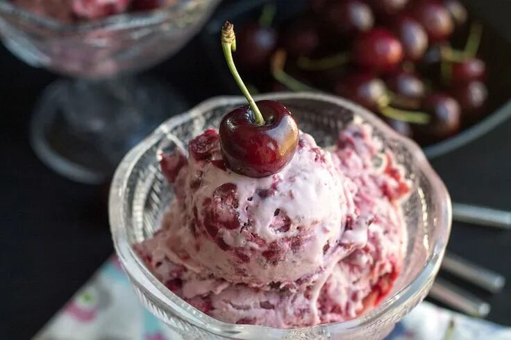 Black Cherry Chocolate Ice Cream Recipe Cherry ice cream, Homemade ice cream, Ch