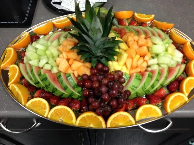 Sara's Desserts & Party Trays Fruit platter ideas party, Food platters, Healthy 