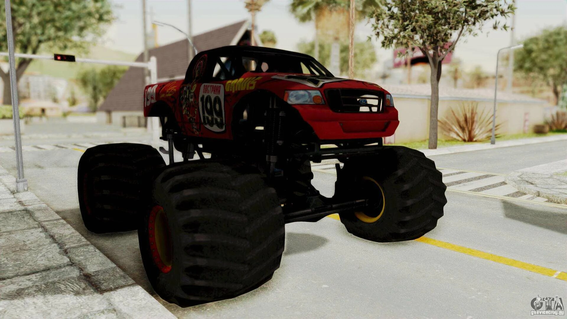Монстр самп. Gta сан монстр-трак. gta san andreas monster truck. гта сан андреас джип монстр трак. мод гта 5 монстр трак.