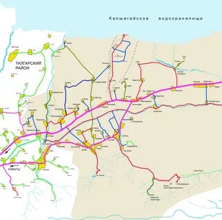 Алматинская область районы