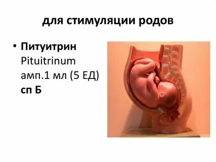 Препарат вызывающий роды