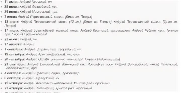 Именины андрея в 2023