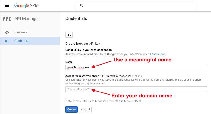 Gemini api key