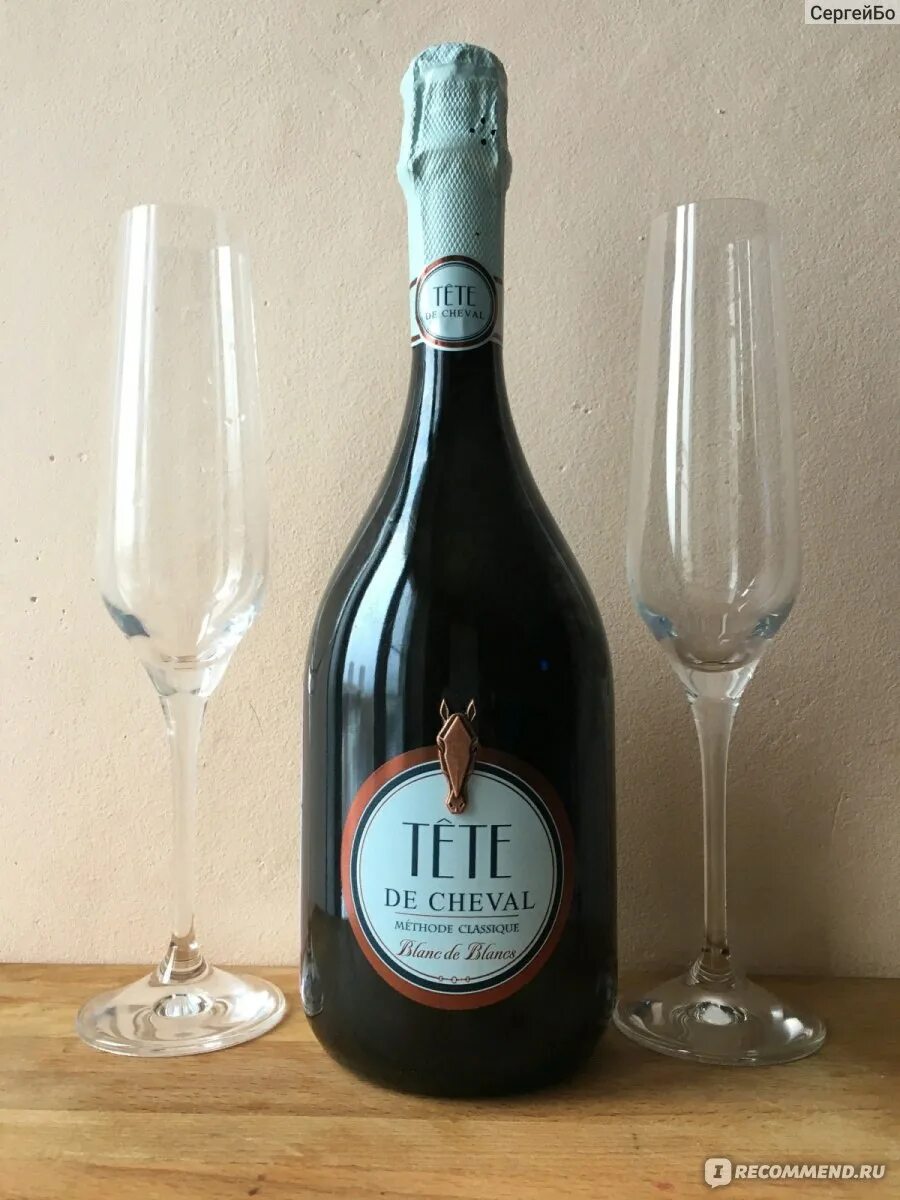 Купить шампанское tete de. Игристое вино "tete de cheval" Brut Reserve. Tete de cheval вино игристое белое. Тет де Шеваль Блан де Блан брют. Cheval.Blanc шампанское.