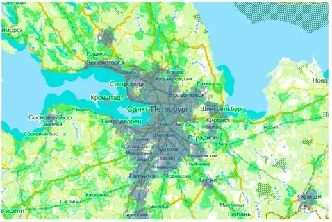 Мегафон 5g зона покрытия карта