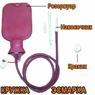 Как собрать кружку эсмарха видео